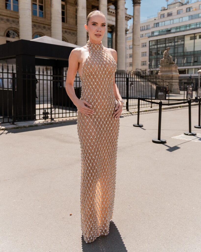 Kate Alexeeva at the Georges Hobeika show during Haute Couture in Paris 2026.