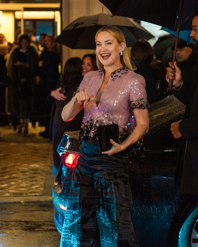 Kate Hudson at the Giorgio Armani show during Haute Couture in Paris 2026.