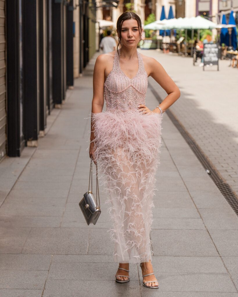 Katie Degas Giorgadze at the Stéphane Rolland show during Haute Couture in Paris 2026.