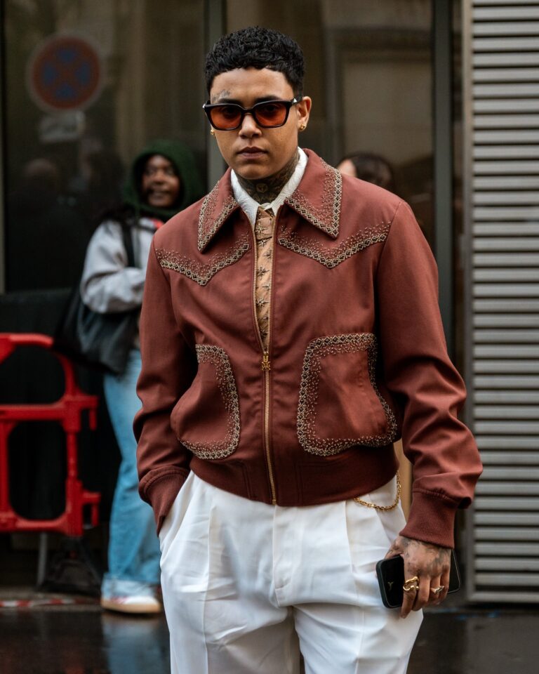 Kay-One at the AMIRI show during Fashion Week in Paris 2026.