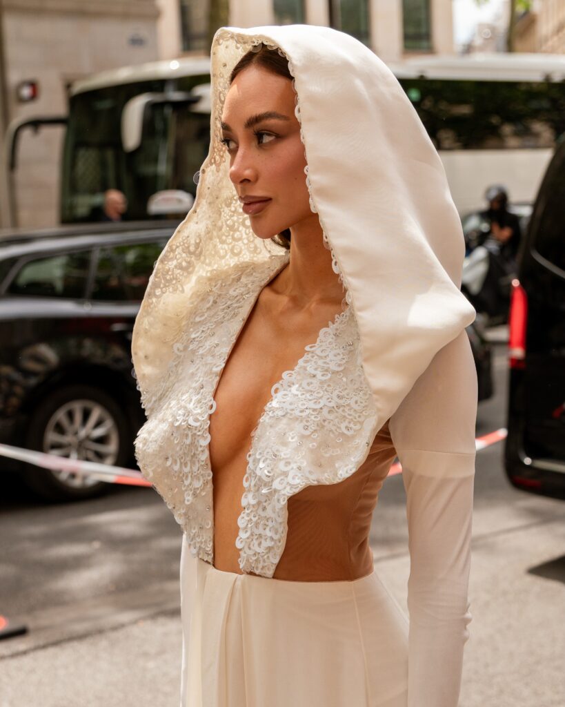 Kylie Verzosa at the Stéphane Rolland show during Haute Couture in Paris 2026.