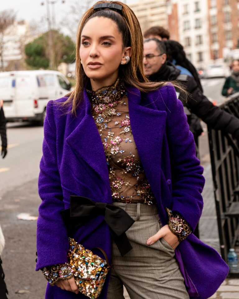 Lelê Saddi at the Valentino show during Haute Couture in Paris 2026.