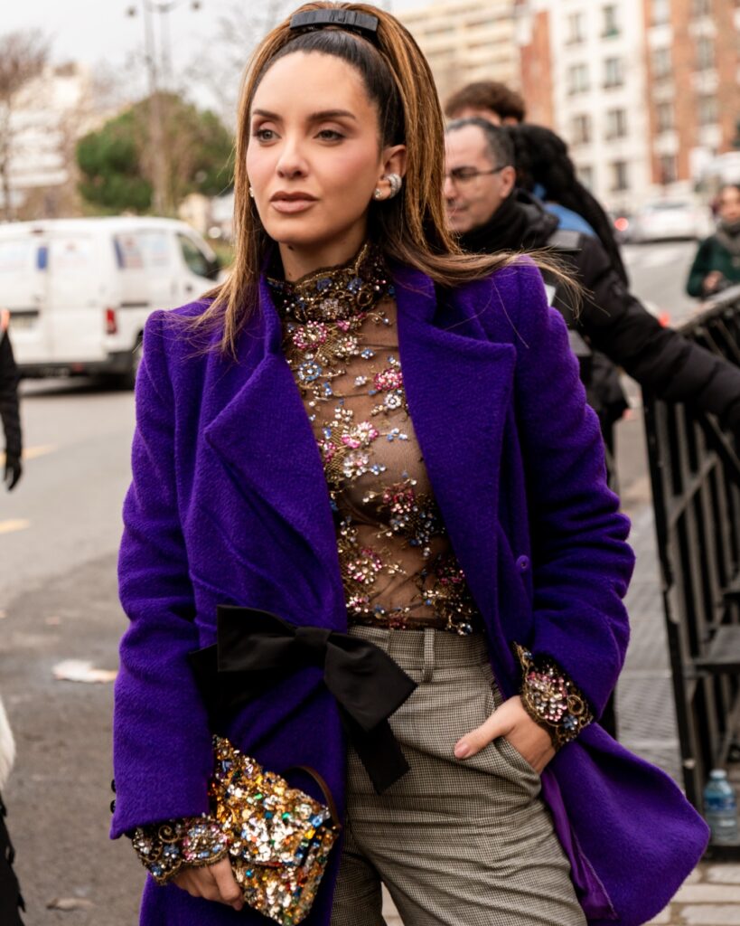 Lelê Saddi at the Valentino show during Haute Couture in Paris 2026.