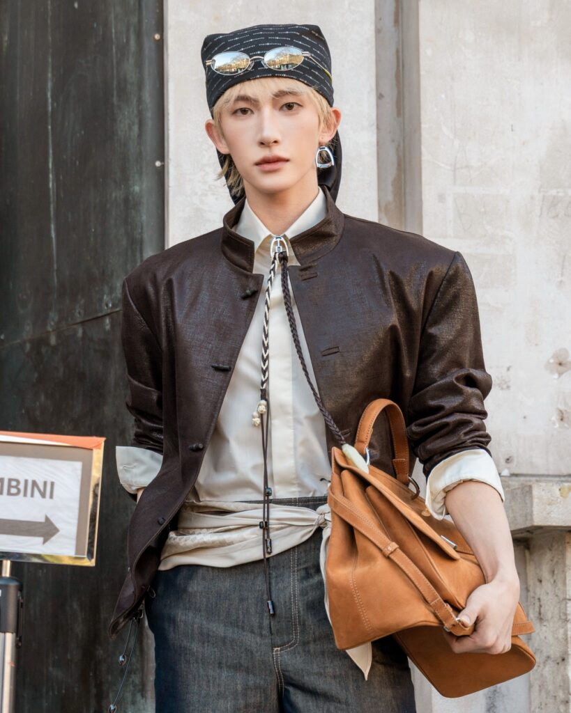 Liu Yu at the SHIATZY CHEN show during Fashion Week in Paris 2026.