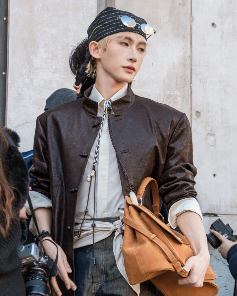 Liu Yu at the SHIATZY CHEN show during Fashion Week in Paris 2026.