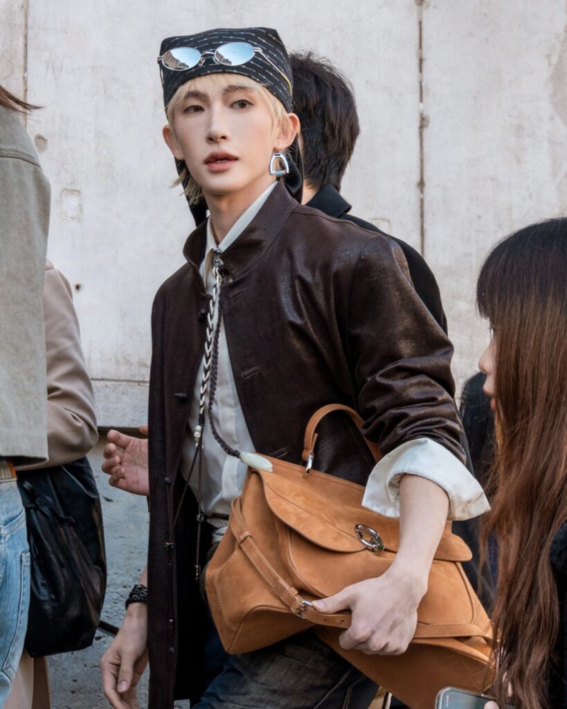 Liu Yu at the SHIATZY CHEN show during Fashion Week in Paris 2026.