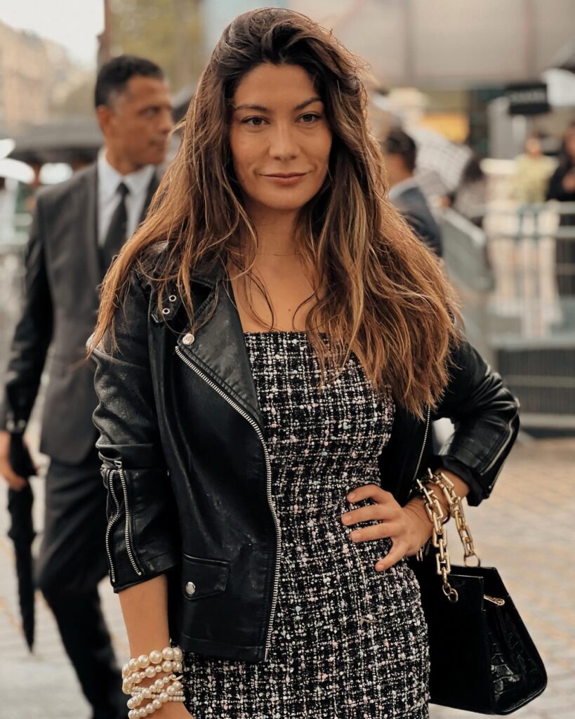 Lorenza B. at the CHANEL show during Paris Fashion Week 2023.