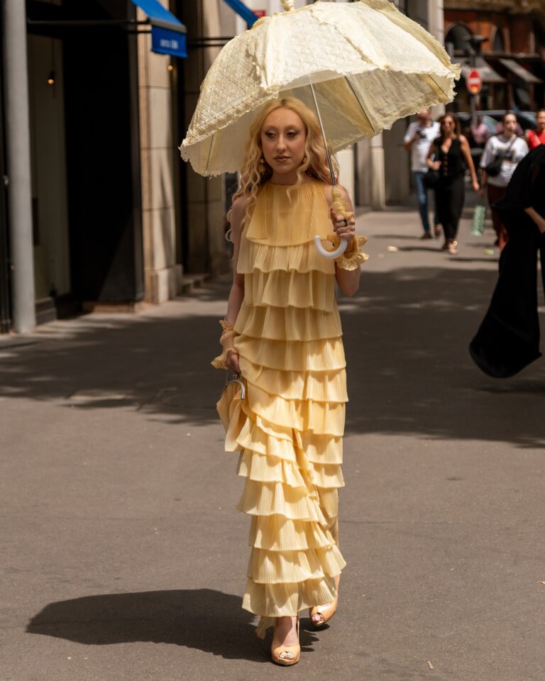 Luna at the Stéphane Rolland show during Haute Couture in Paris 2026.