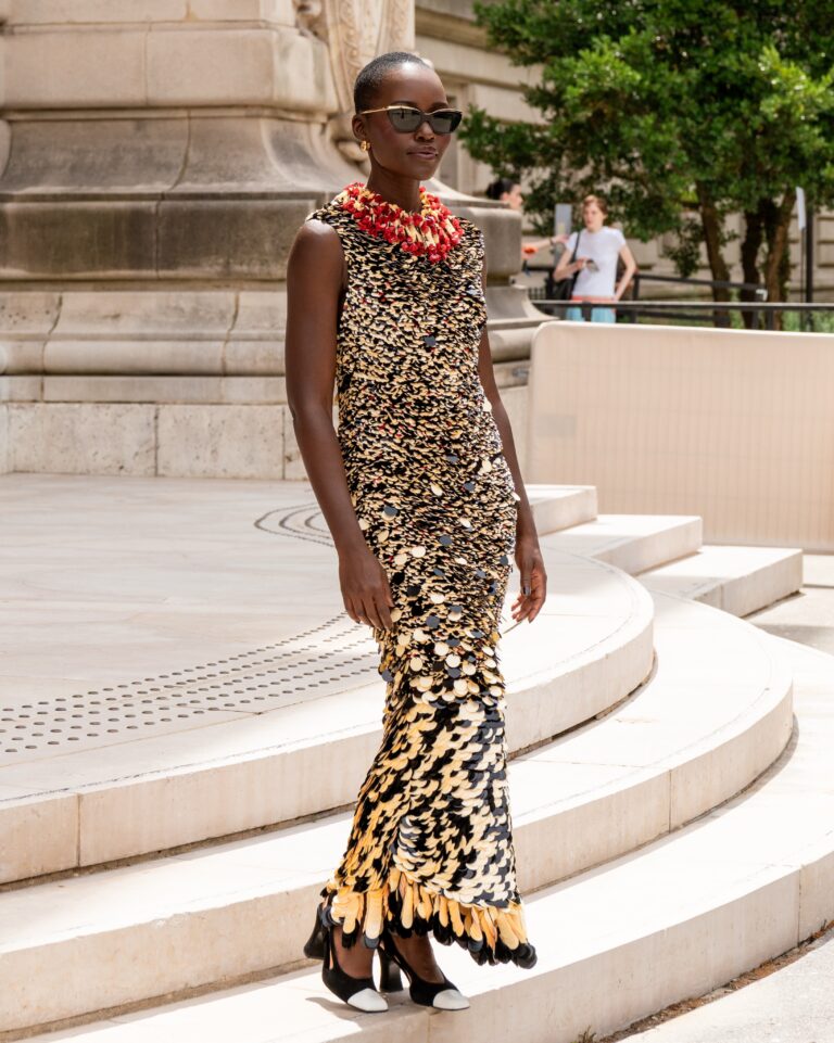 Lupita Nyong'o at the CHANEL show during Haute Couture in Paris 2026.