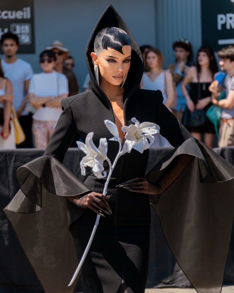 Maura Higgins at the Robert Wun show during Haute Couture in Paris 2026.