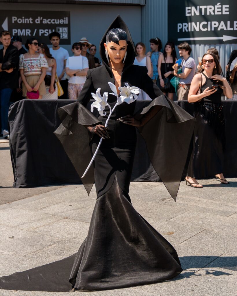 Maura Higgins at the Robert Wun show during Haute Couture in Paris 2026.