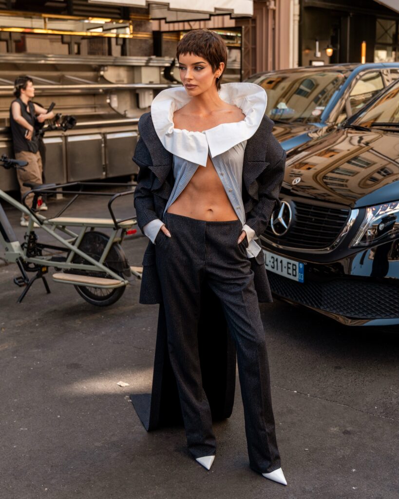 Maura Higgins at the Viktor&Rolf show during Haute Couture in Paris 2026.