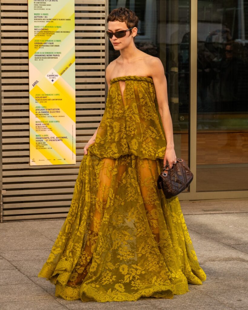 Melanie Kieback at the ZIMMERMANN show during Fashion Week in Paris 2026.