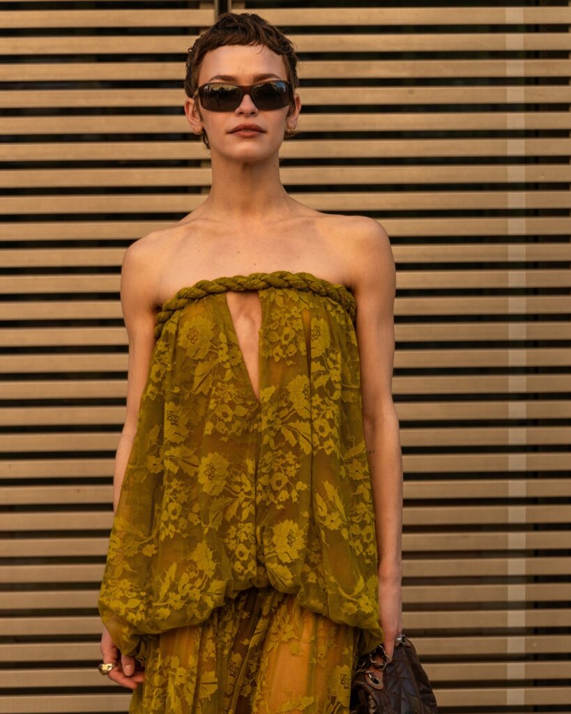 Melanie Kieback at the ZIMMERMANN show during Fashion Week in Paris 2026.