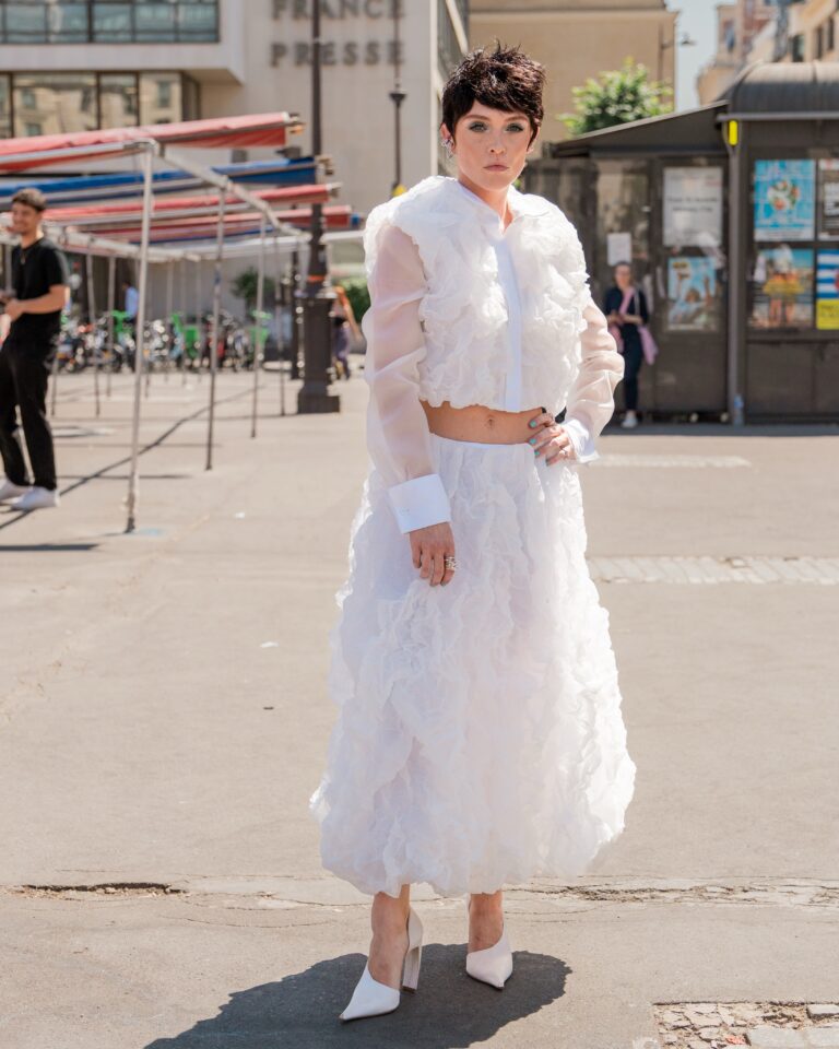 Mélanie Robert at the Viktor&Rolf show during Haute Couture in Paris 2026.