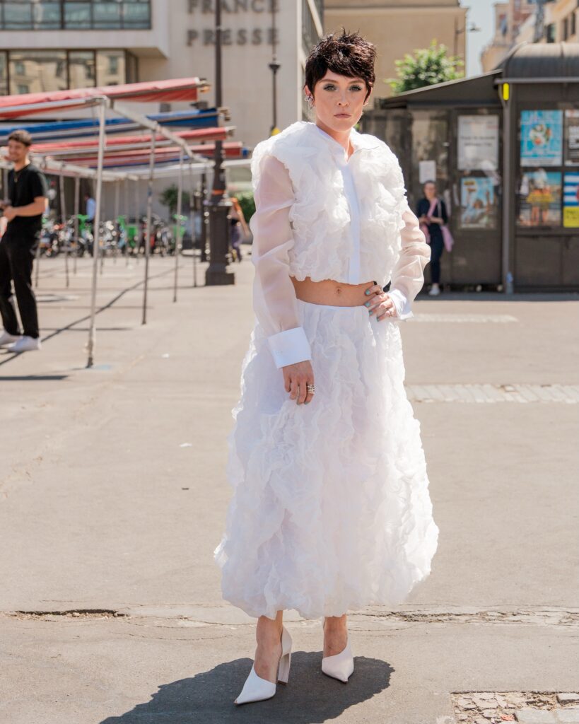 Mélanie Robert at the Viktor&Rolf show during Haute Couture in Paris 2026.