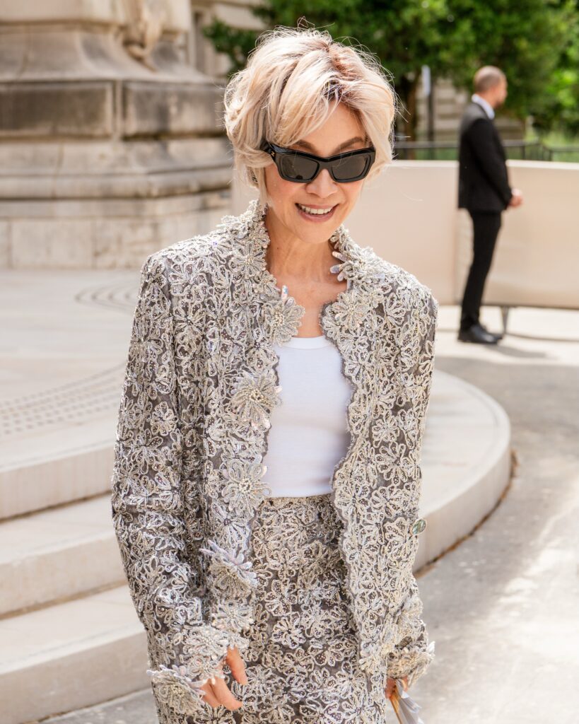 Michelle Yeoh at the CHANEL show during Haute Couture in Paris 2026.