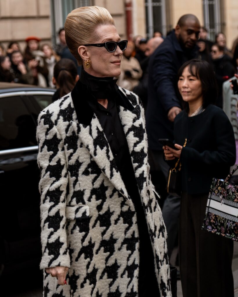 Mx Justin Vivian Bond at the Dior show during Haute Couture in Paris 2026.
