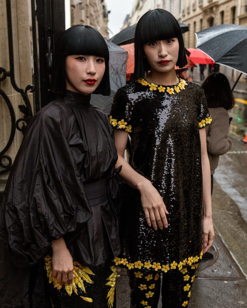 Nona, Moca at the YANINA Couture show during Haute Couture in Paris 2026.