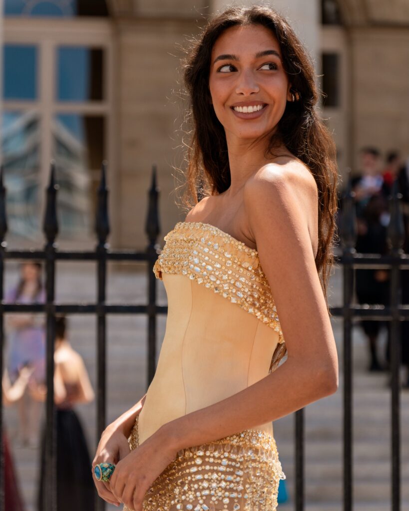 Nour Rizk at the Georges Hobeika show during Haute Couture in Paris 2026.