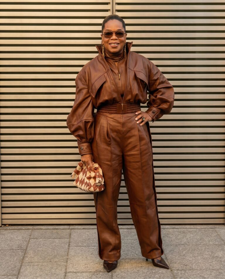Oprah Winfrey at the ZIMMERMANN show during Fashion Week in Paris 2026.