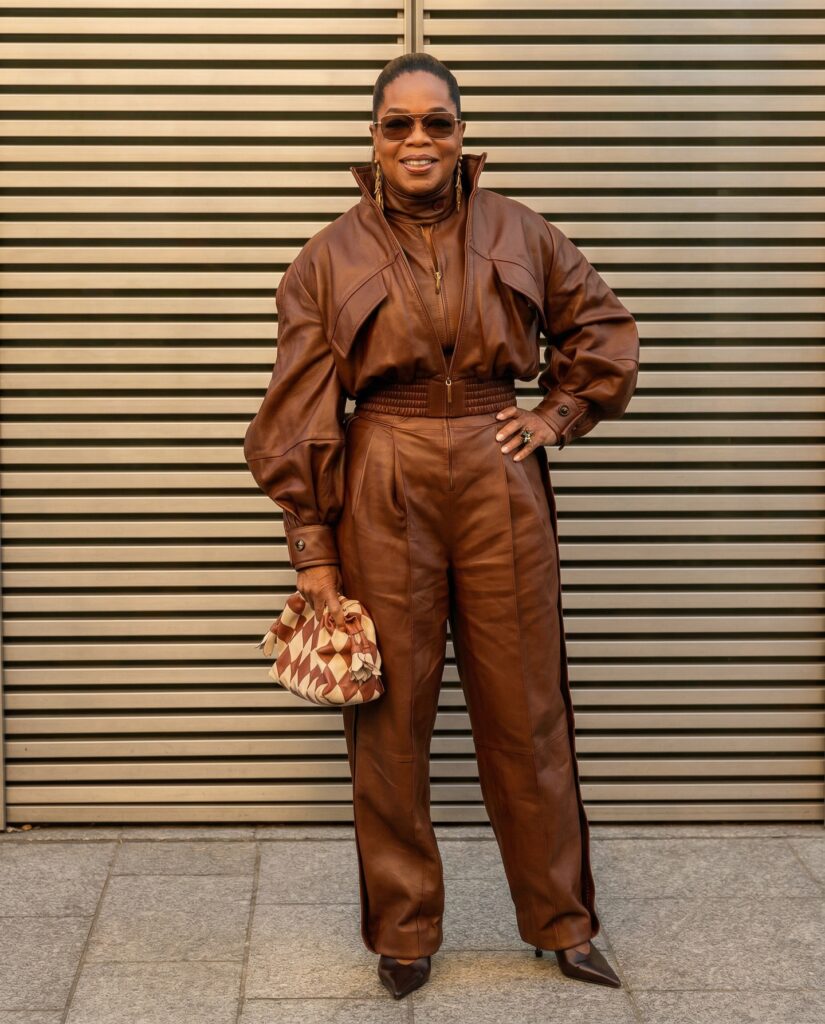 Oprah Winfrey at the ZIMMERMANN show during Fashion Week in Paris 2026.