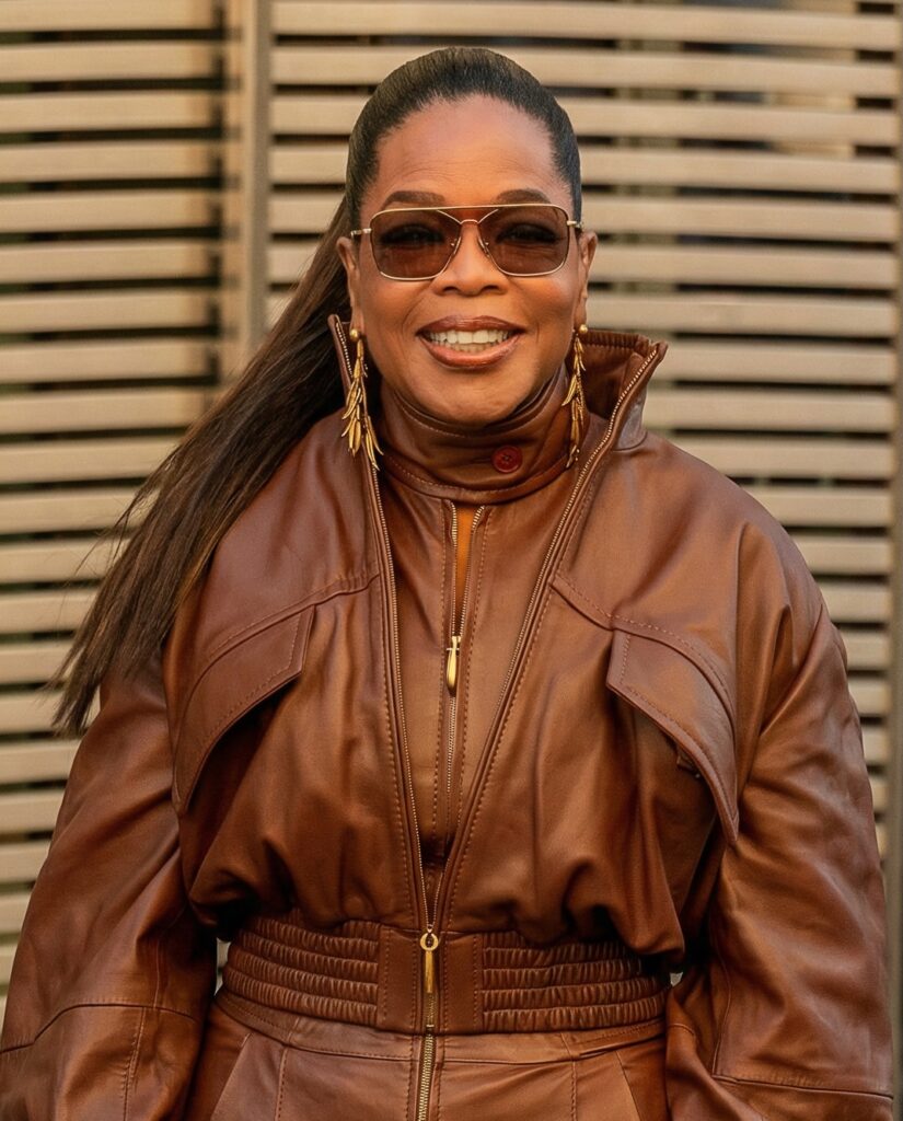 Oprah Winfrey at the ZIMMERMANN show during Fashion Week in Paris 2026.