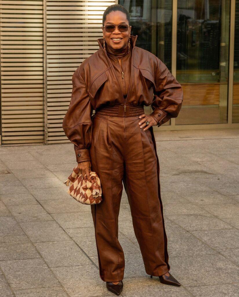 Oprah Winfrey at the ZIMMERMANN show during Fashion Week in Paris 2026.