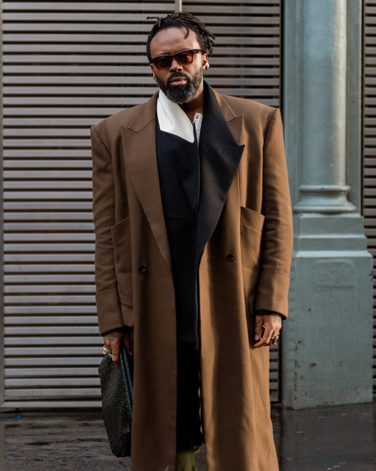 Oscar Badibanga at the AMIRI show during Fashion Week in Paris 2026.