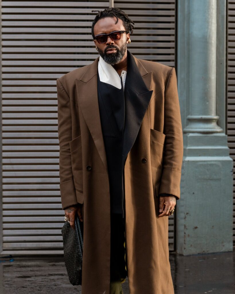 Oscar Badibanga at the AMIRI show during Fashion Week in Paris 2026.