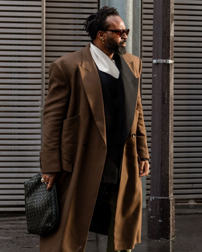 Oscar Badibanga at the AMIRI show during Fashion Week in Paris 2026.