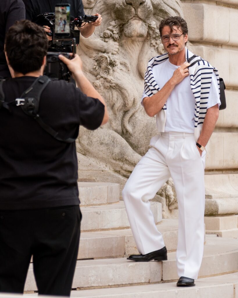 Pedro Pascal at the CHANEL show during Haute Couture in Paris 2026.