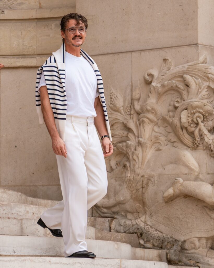 Pedro Pascal at the CHANEL show during Haute Couture in Paris 2026.