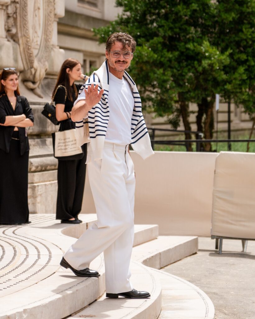 Pedro Pascal at the CHANEL show during Haute Couture in Paris 2026.