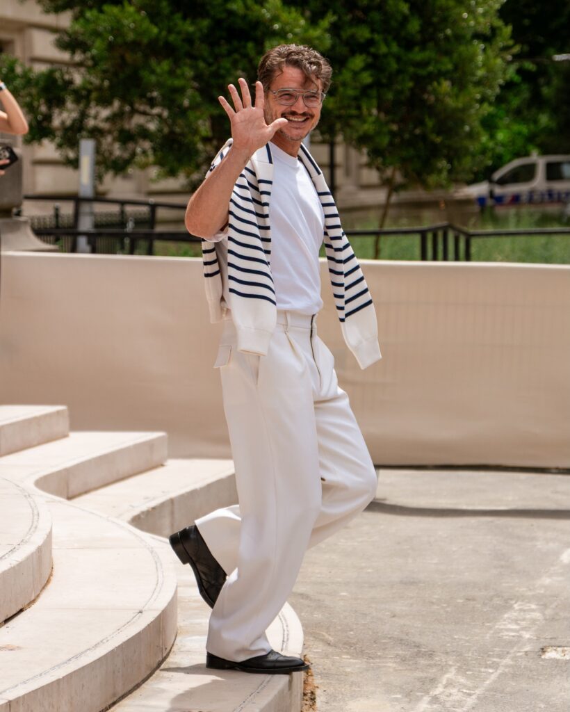 Pedro Pascal at the CHANEL show during Haute Couture in Paris 2026.
