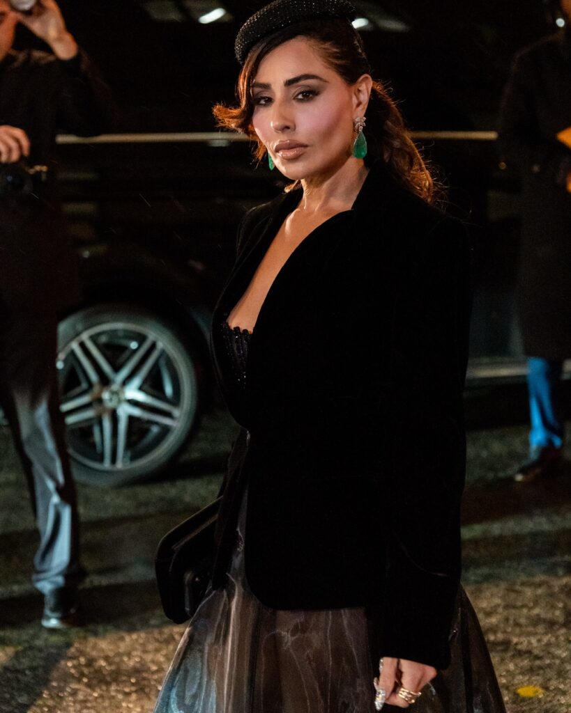 Pia Mehta at the Giorgio Armani show during Haute Couture in Paris 2026.