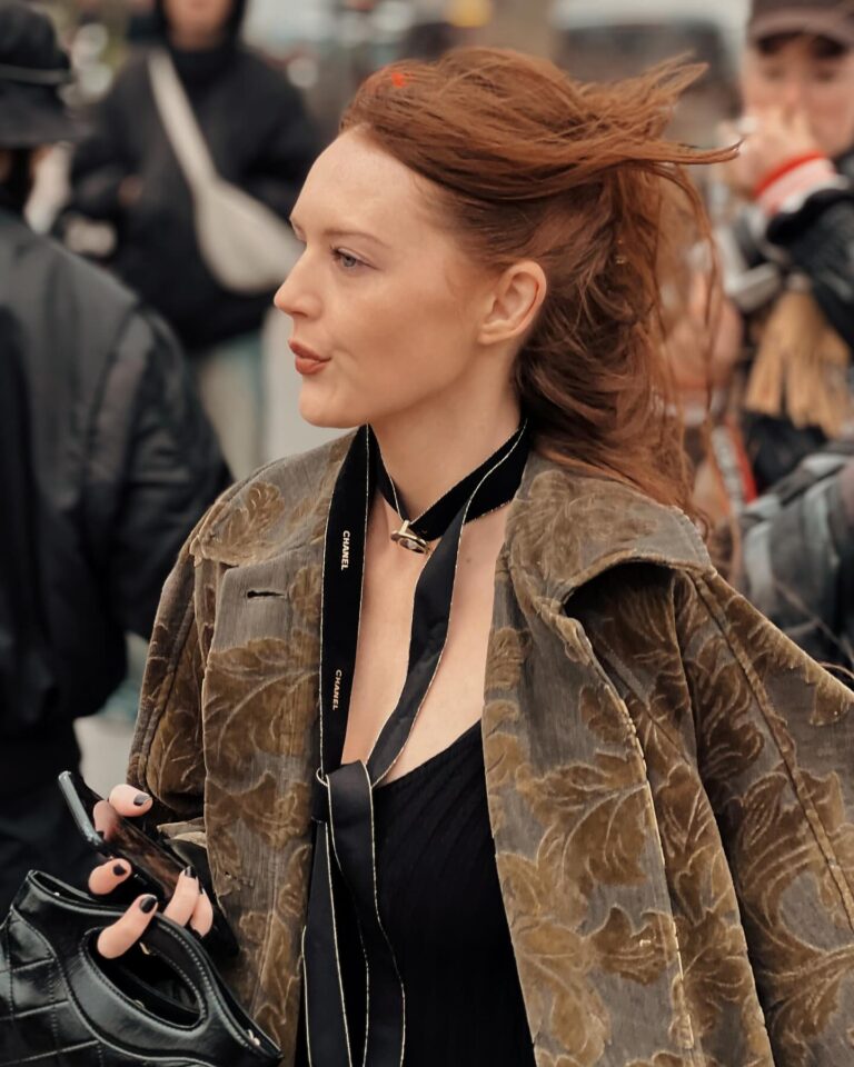 Rachelle Cunningham at the CHANEL show during Paris Fashion Week 2024.