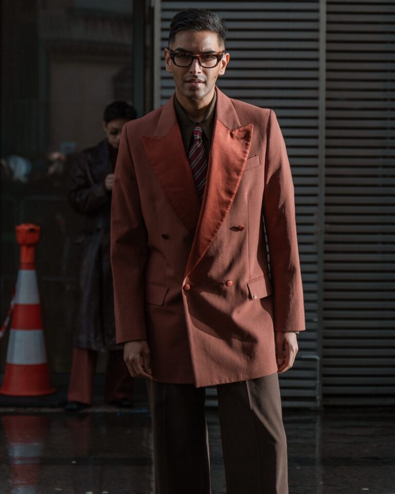 Rahi Chadda at the AMIRI show during Fashion Week in Paris 2026.