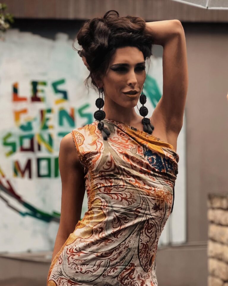 Raya Martigny at the Vivienne Westwood show during Paris Fashion Week 2024.