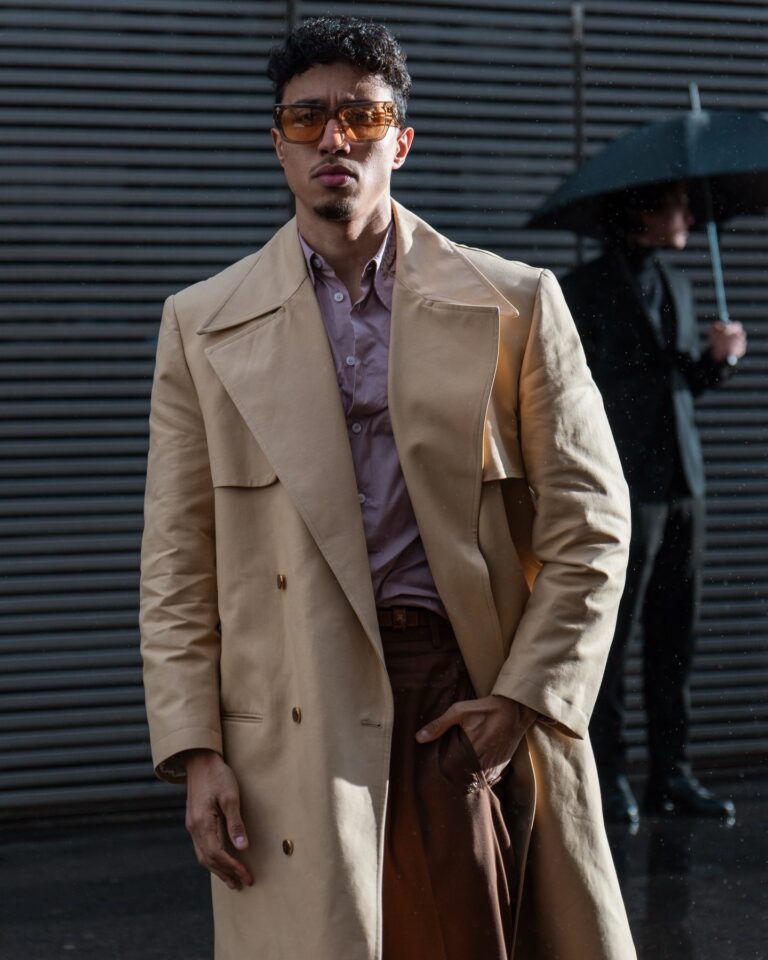 Reda Elazouar at the AMIRI show during Fashion Week in Paris 2026.
