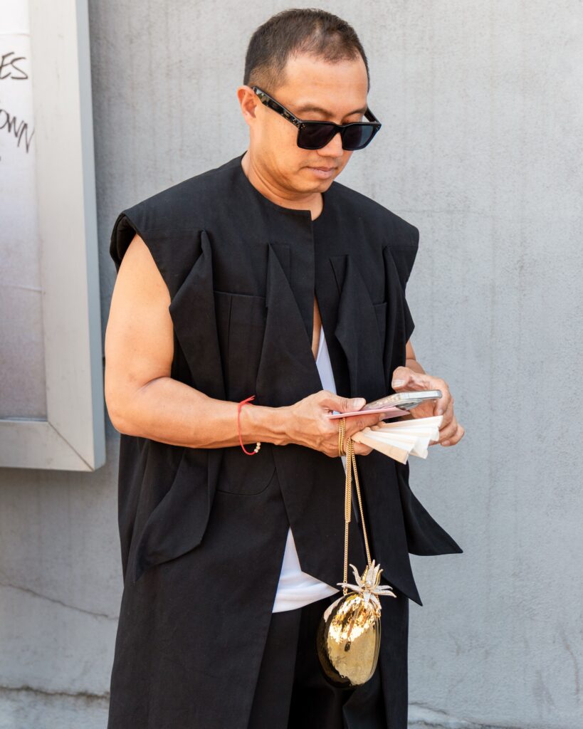 Guest at the Robert Wun show during Haute Couture in Paris 2026.