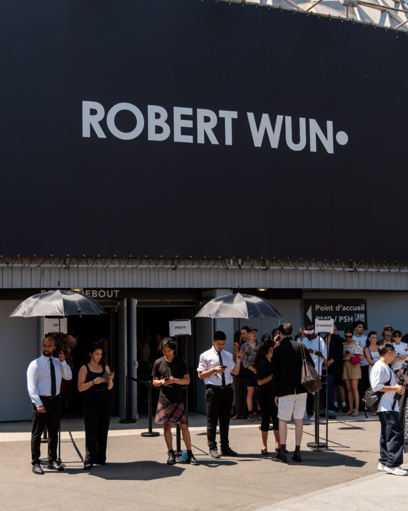 Guest at the Robert Wun show during Haute Couture in Paris 2026.