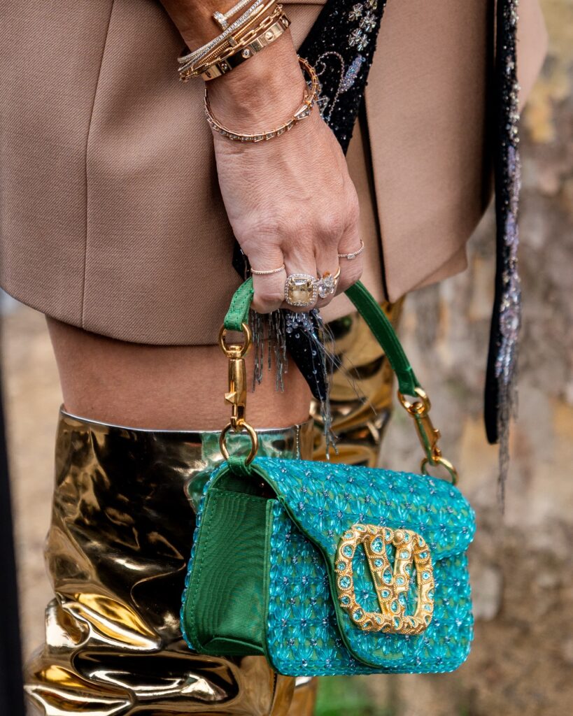 Sabrina Harrison at the Valentino show during Haute Couture in Paris 2026.
