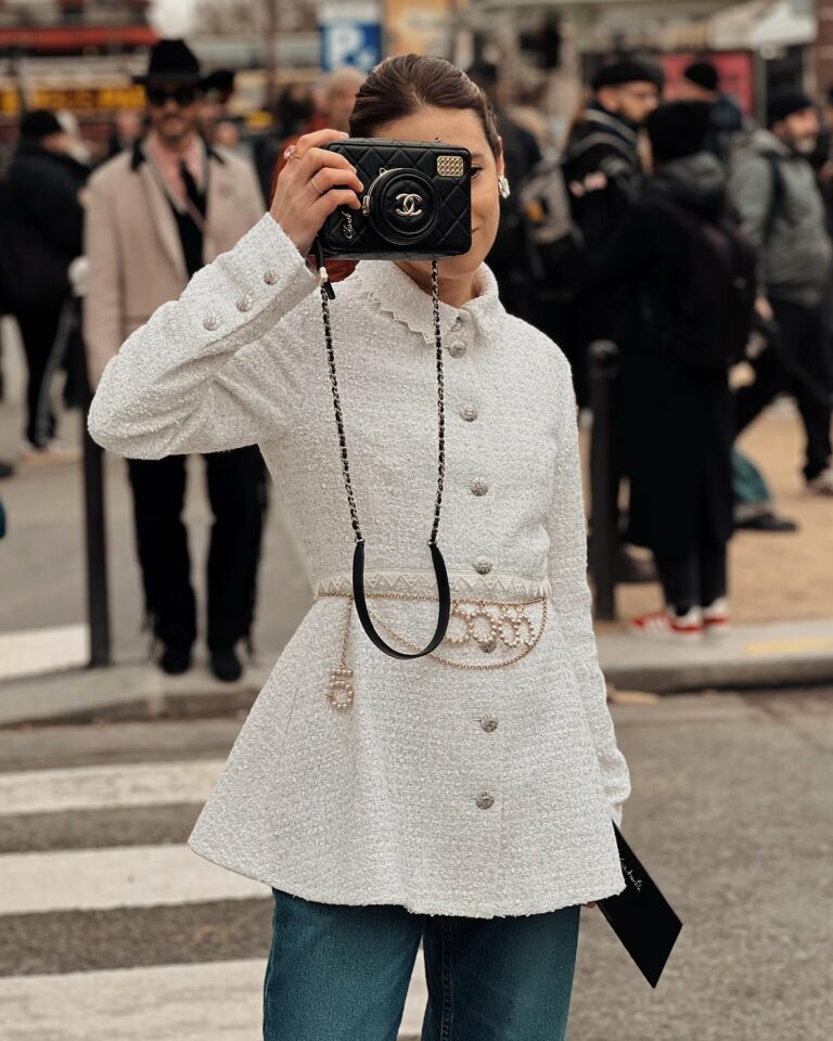 Saray Luis Martín at the CHANEL show during Paris Fashion Week 2024.