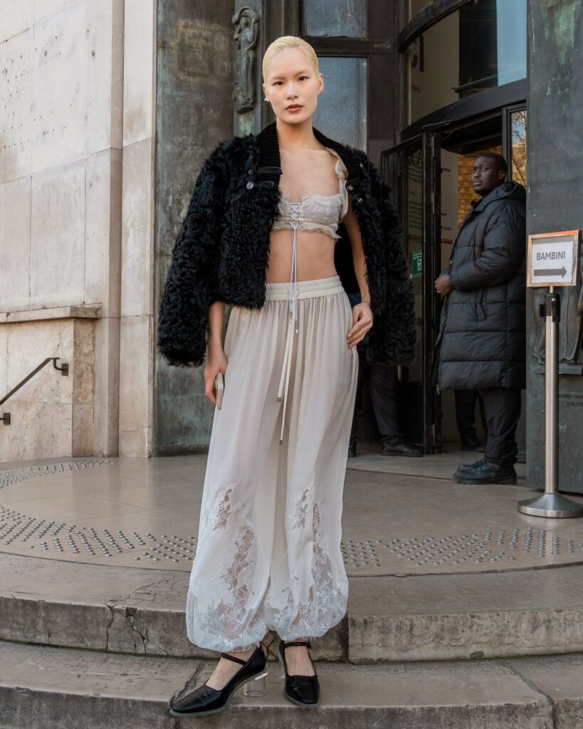 Seng I U at the SHIATZY CHEN show during Fashion Week in Paris 2026.