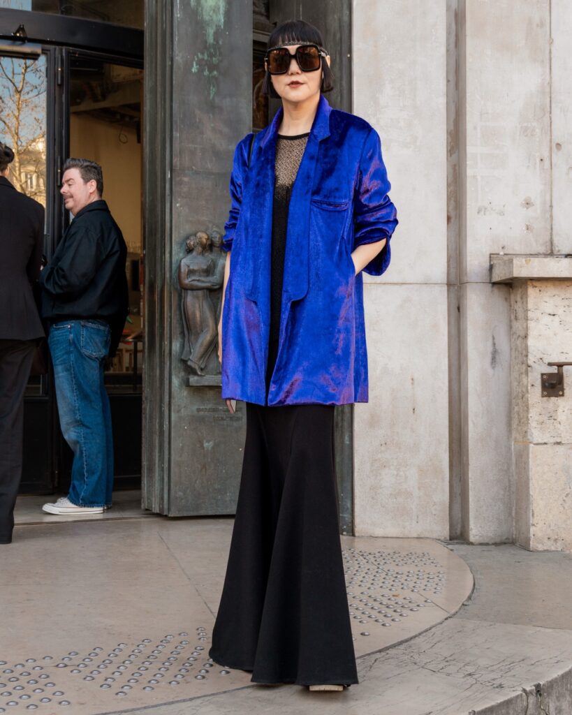 Guest at the SHIATZY CHEN show during Fashion Week in Paris 2026.