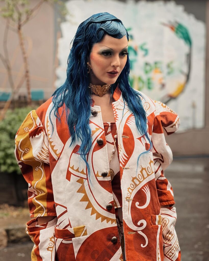 Sita Abellán at the Vivienne Westwood show during Paris Fashion Week 2024.