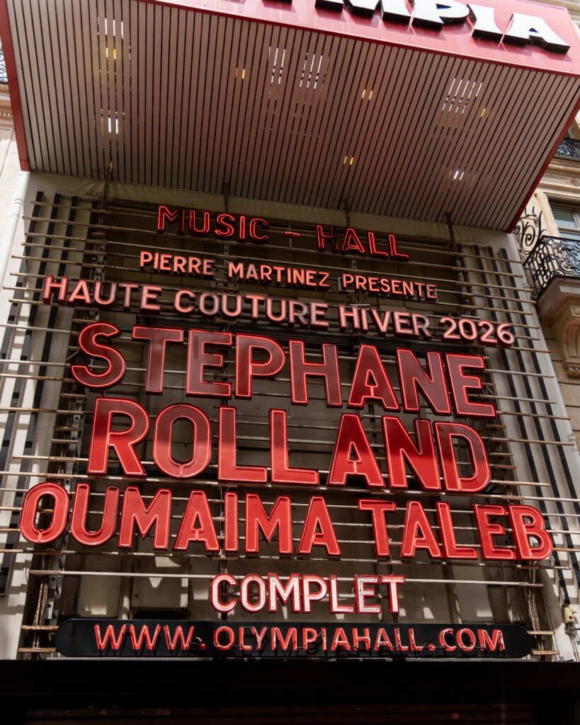 Guest at the Stéphane Rolland show during Haute Couture in Paris 2026.