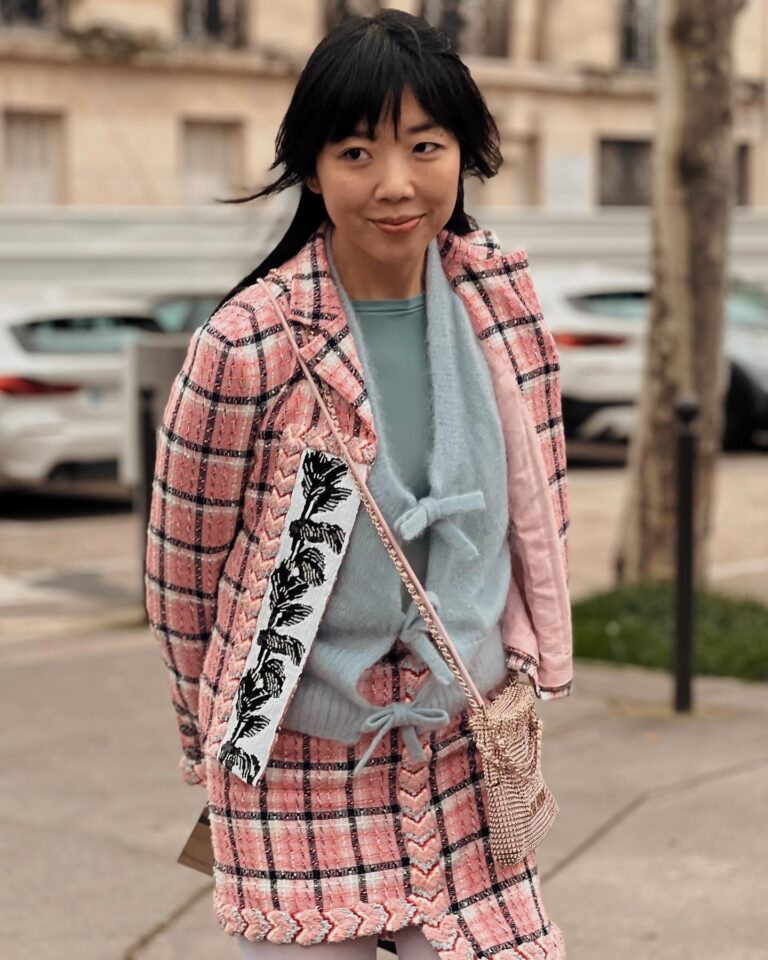 Susie Lau at the CHANEL show during Paris Fashion Week 2024.