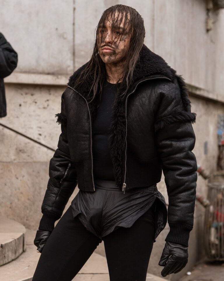 Tommy Cash at the Rick Owens show during Fashion Week in Paris 2026.